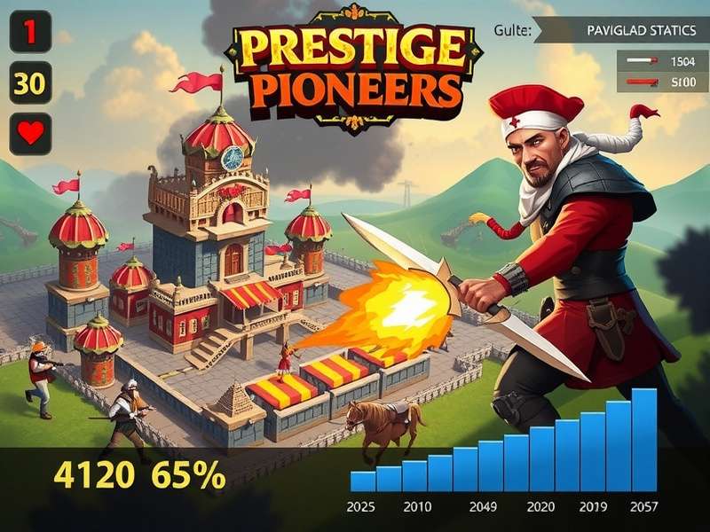 Prestige Pioneers download statistics chart showing growth in Indian market